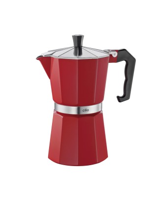 Espressor pentru 6 cesti, rosu, colectia Classico - CILIO